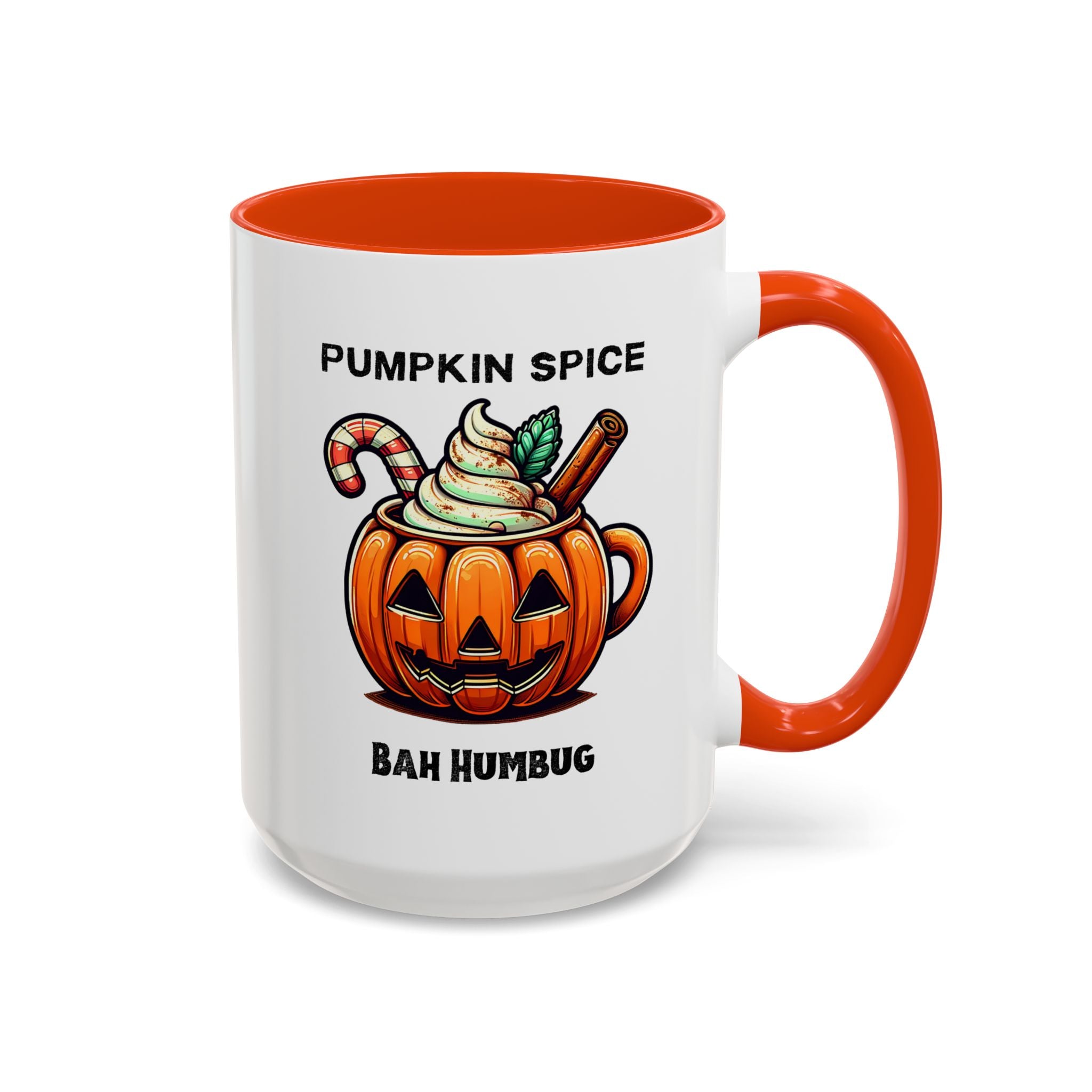 Mug - Jack o lantern Pumpkin Spice Bah Humbug design