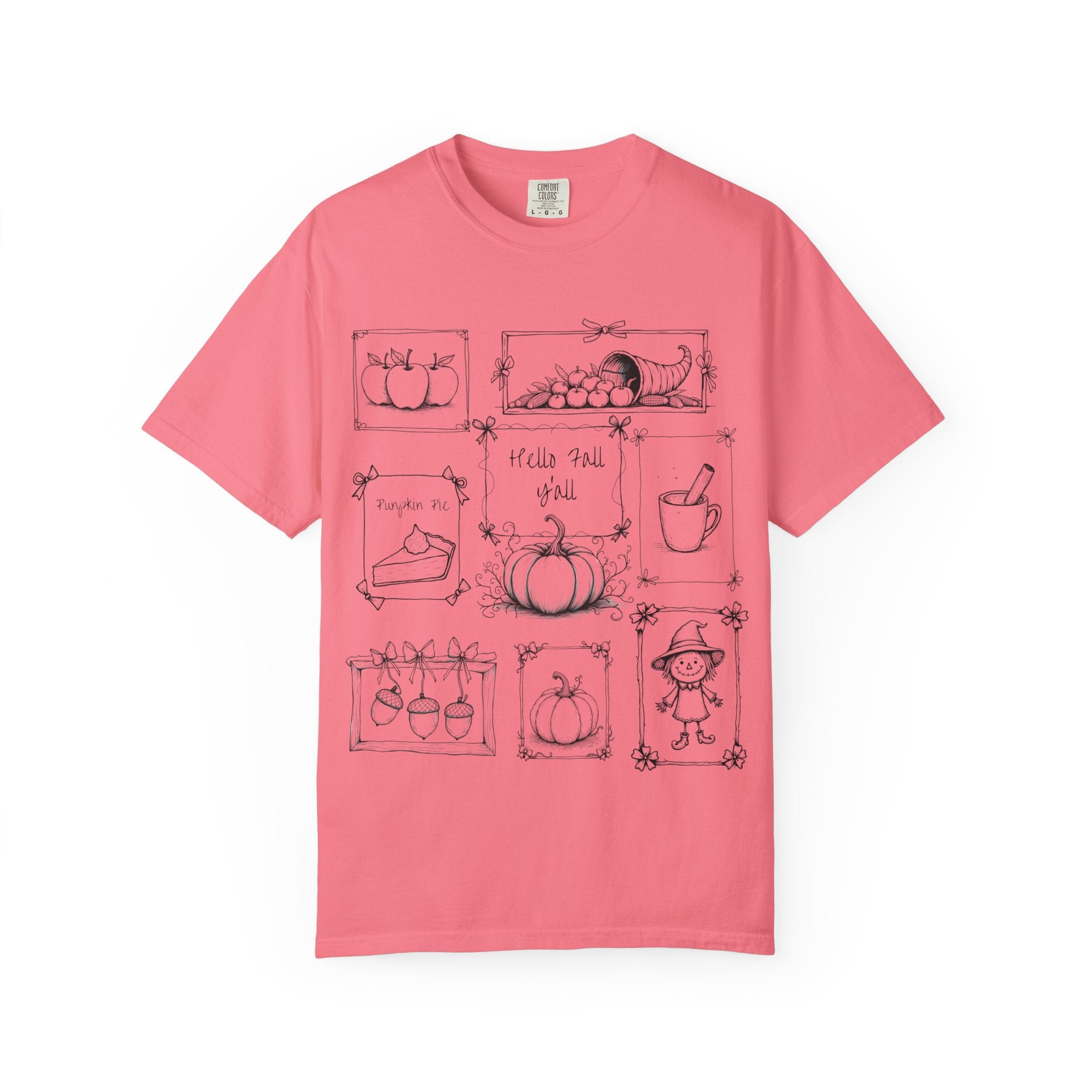 Hello Fall Y'all Unisex T-Shirt, Autumn Fashion