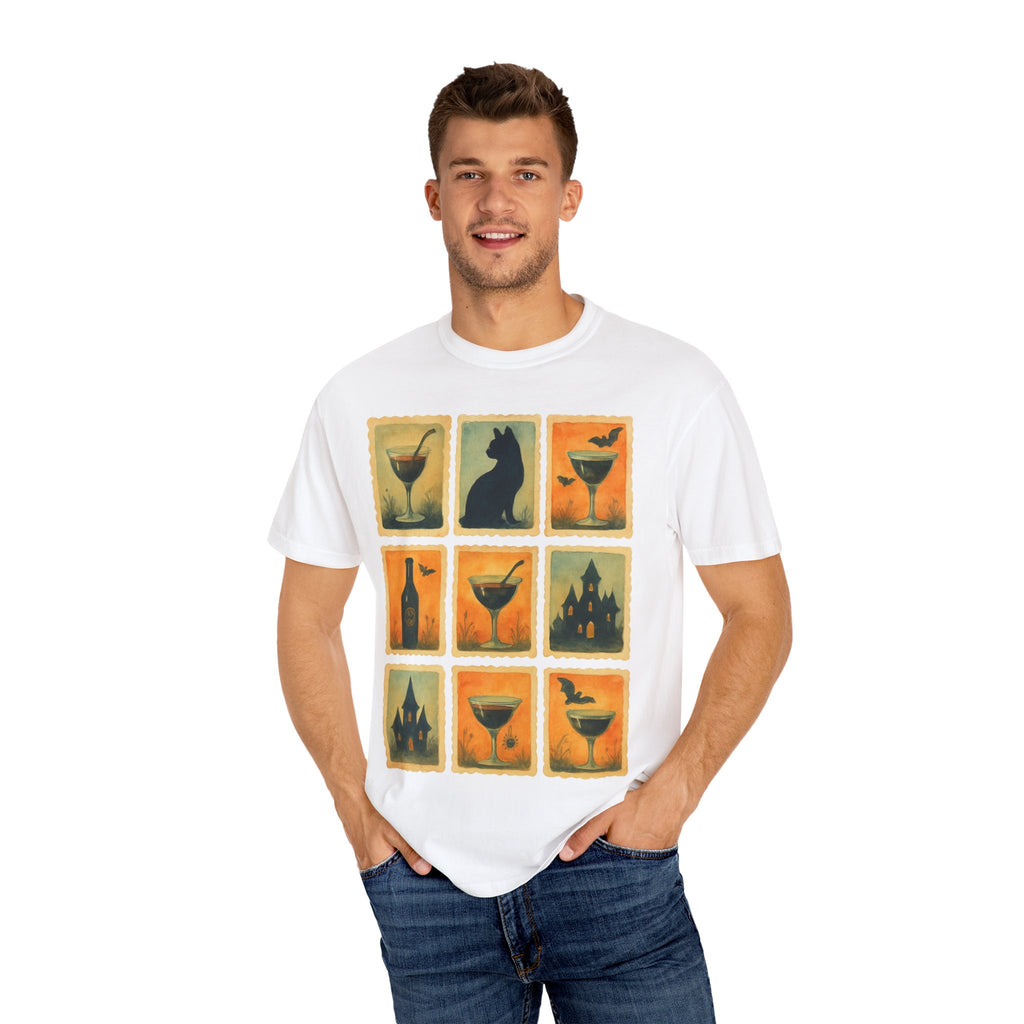 Watercolor Halloween Cocktails T-shirt