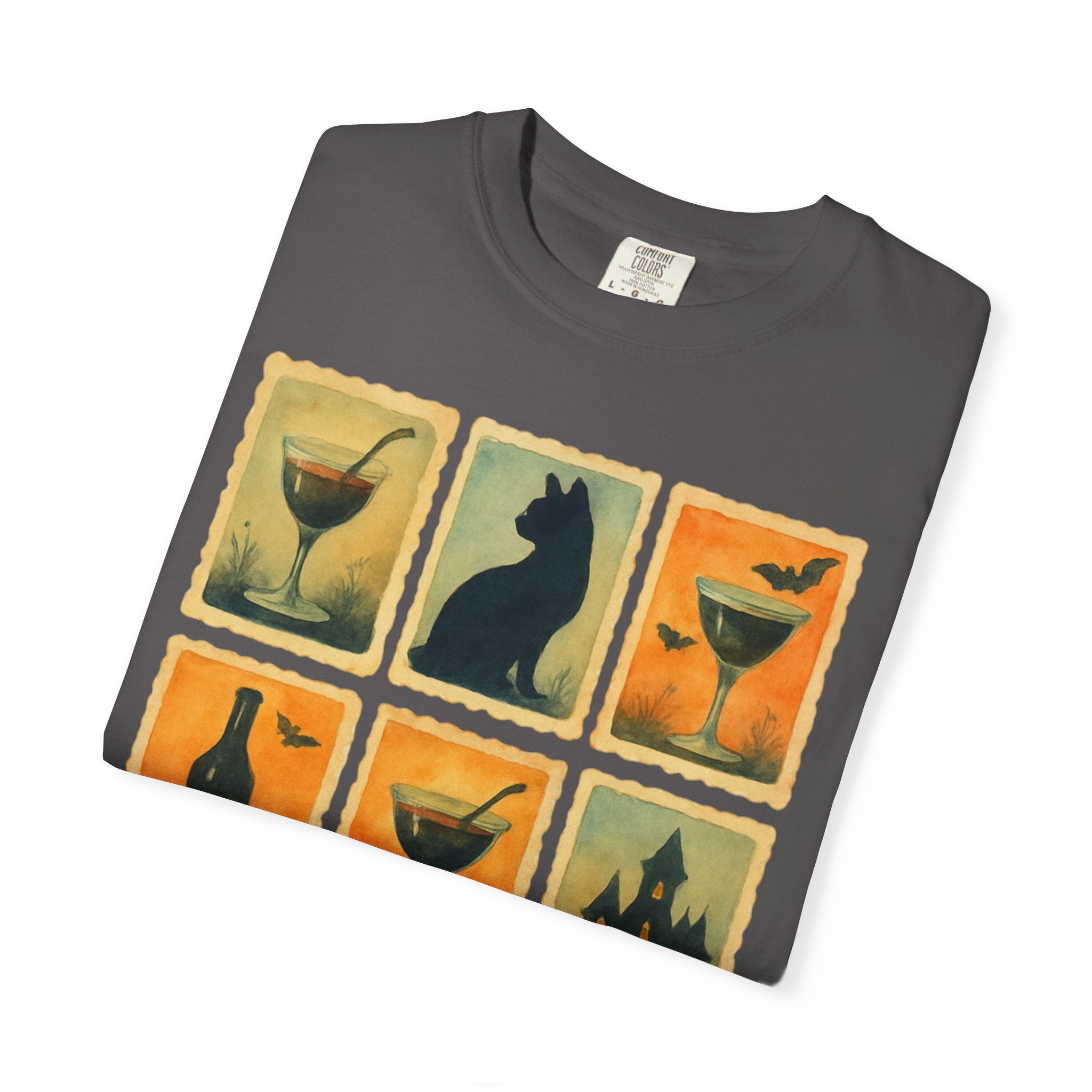 Watercolor Halloween Cocktails T-shirt