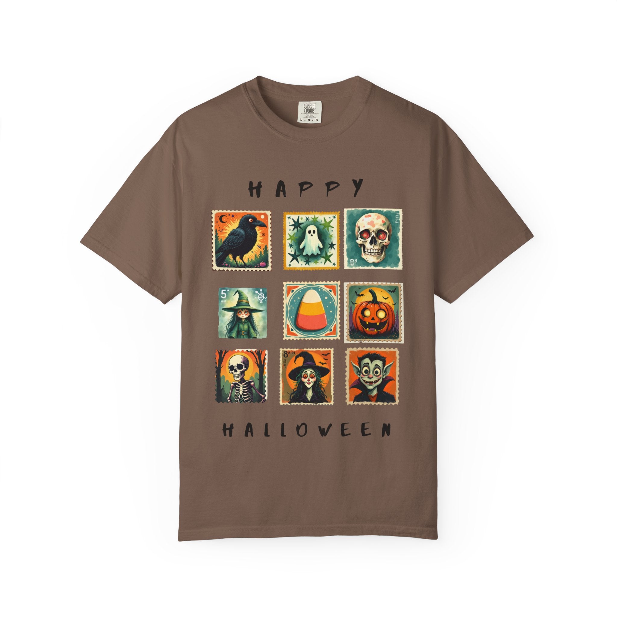 Halloween Graphic Tee, Unisex Garment-Dyed T-Shirt, Spooky Shirt, Halloween Costume, Fall Fashion, Holiday Apparel