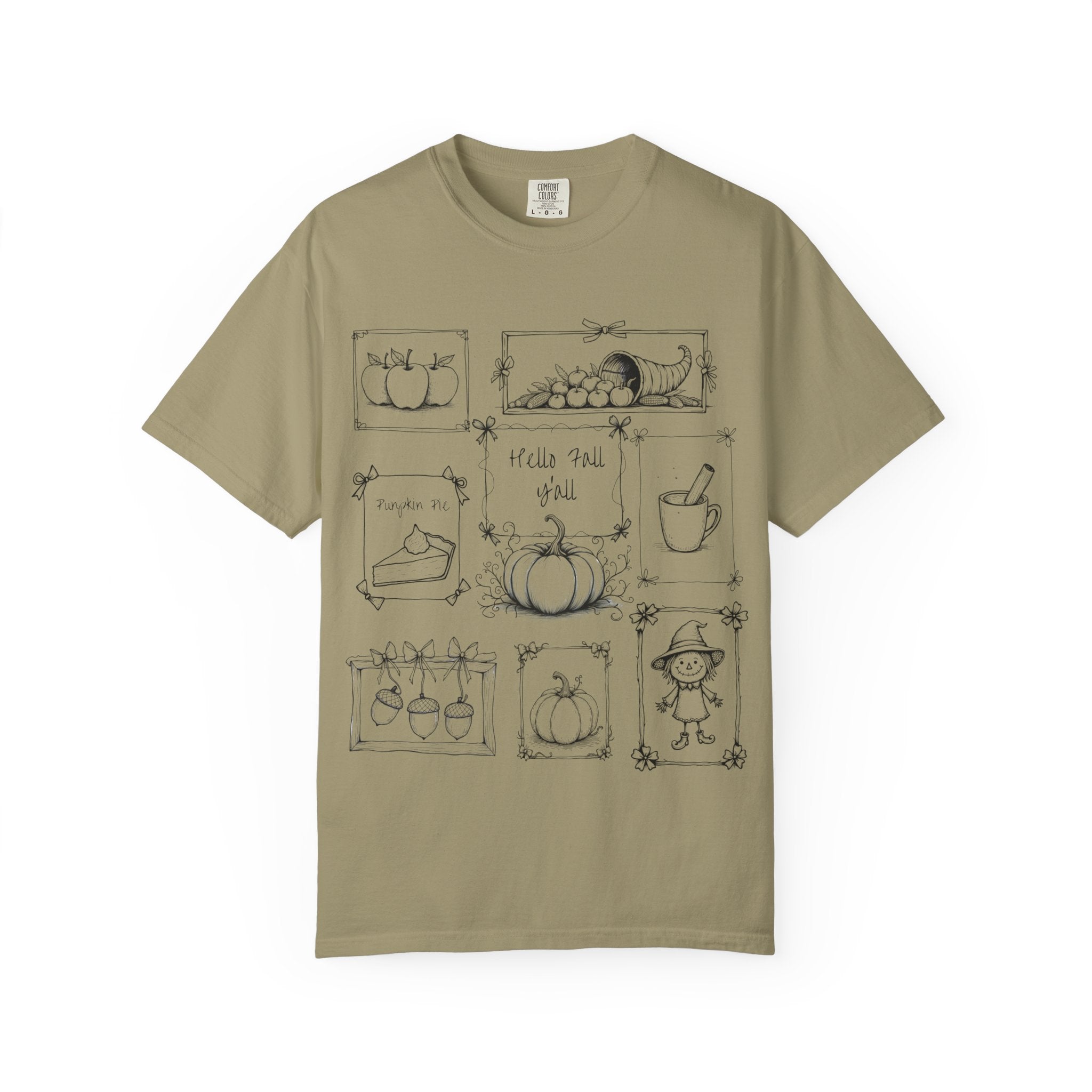 Hello Fall Y'all Unisex T-Shirt, Autumn Fashion