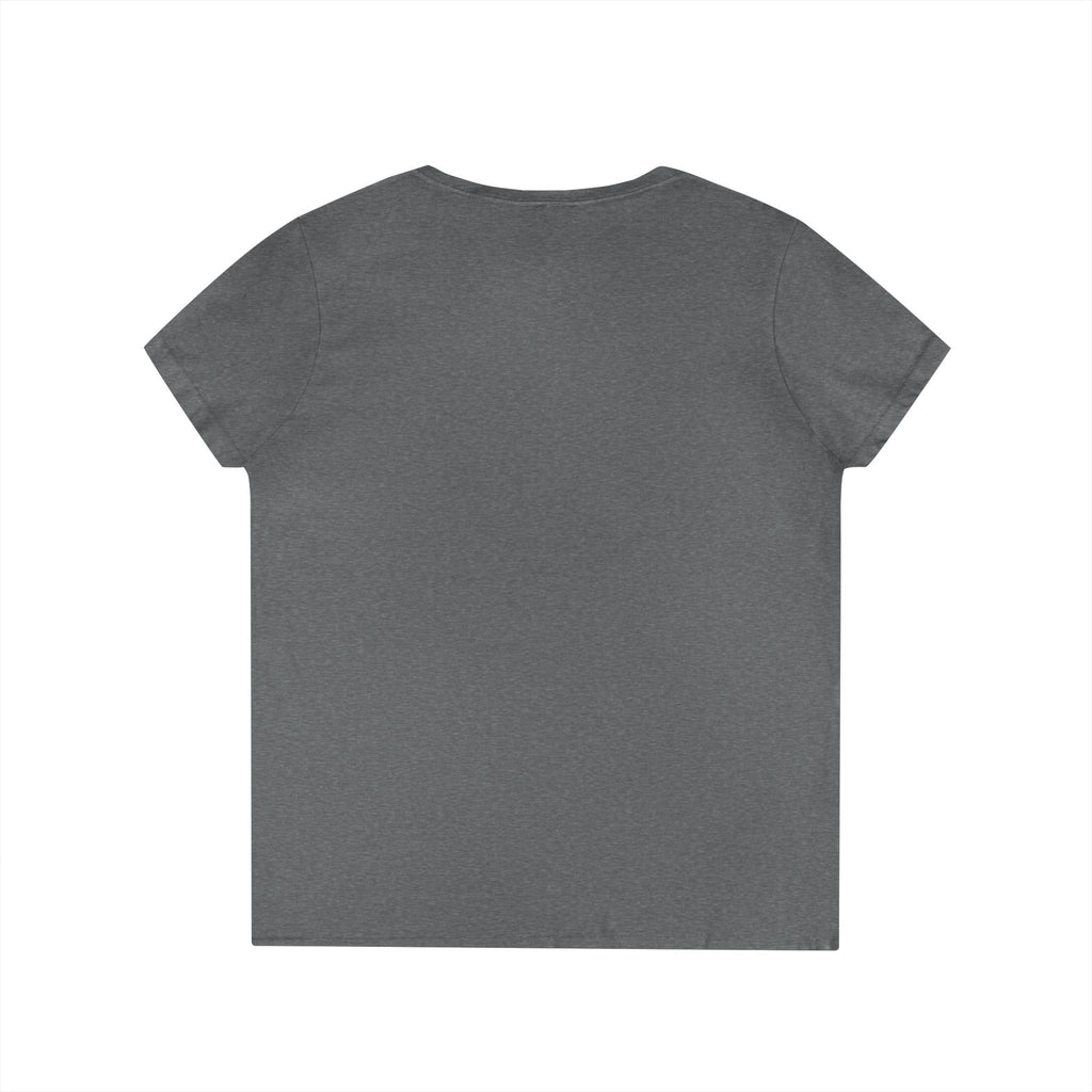 V-Neck T-Shirt Halloween Mug with Pumpkin Spice Bah Humbug
