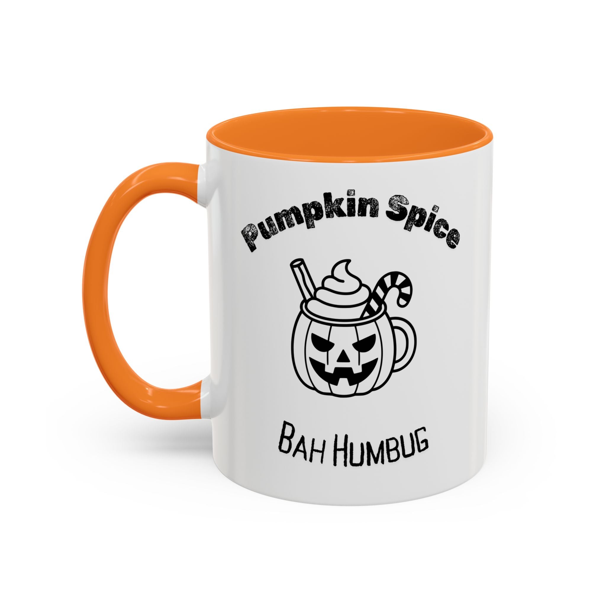 Jack o lantern Pumpkin Spice Bah Humbug design