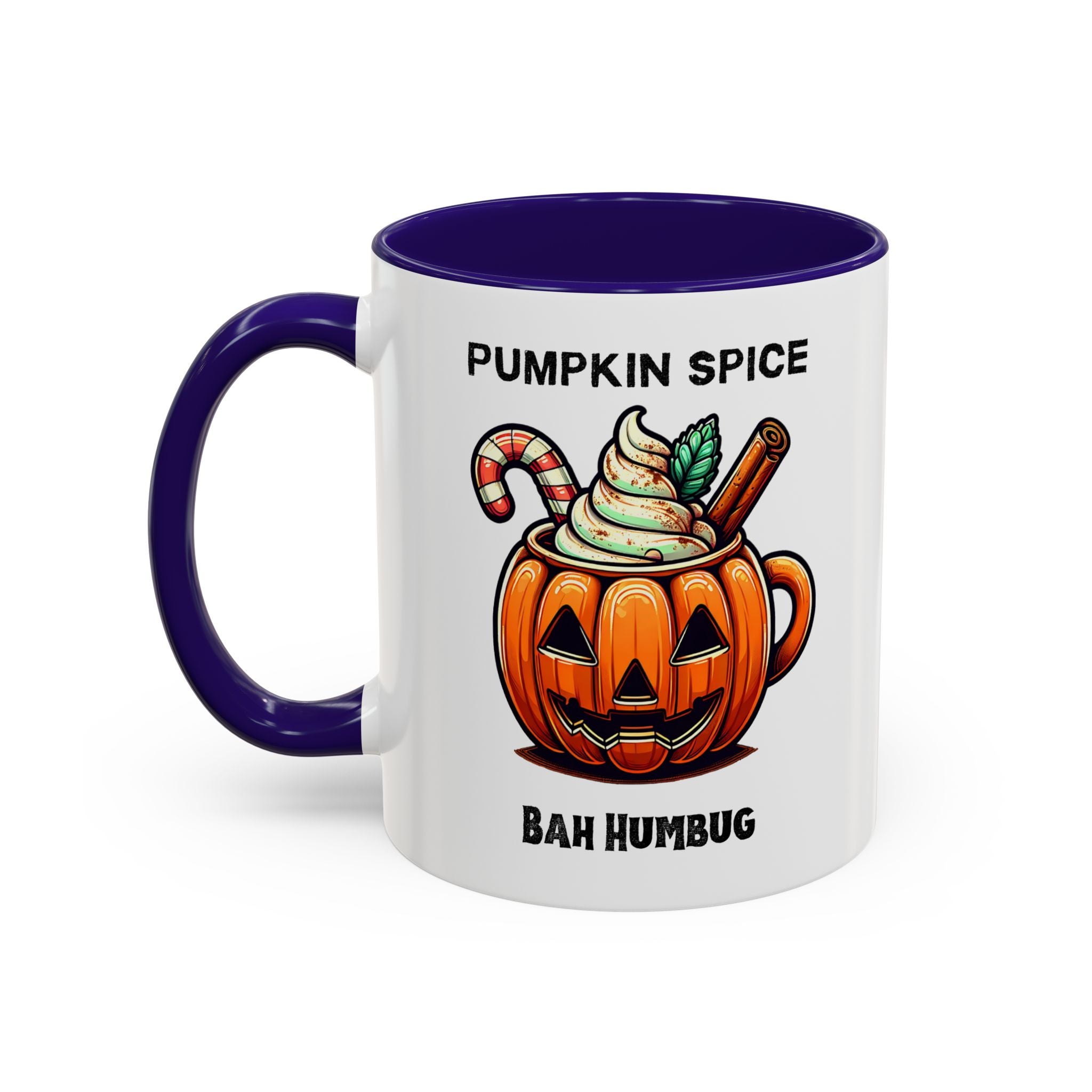 Mug - Jack o lantern Pumpkin Spice Bah Humbug design