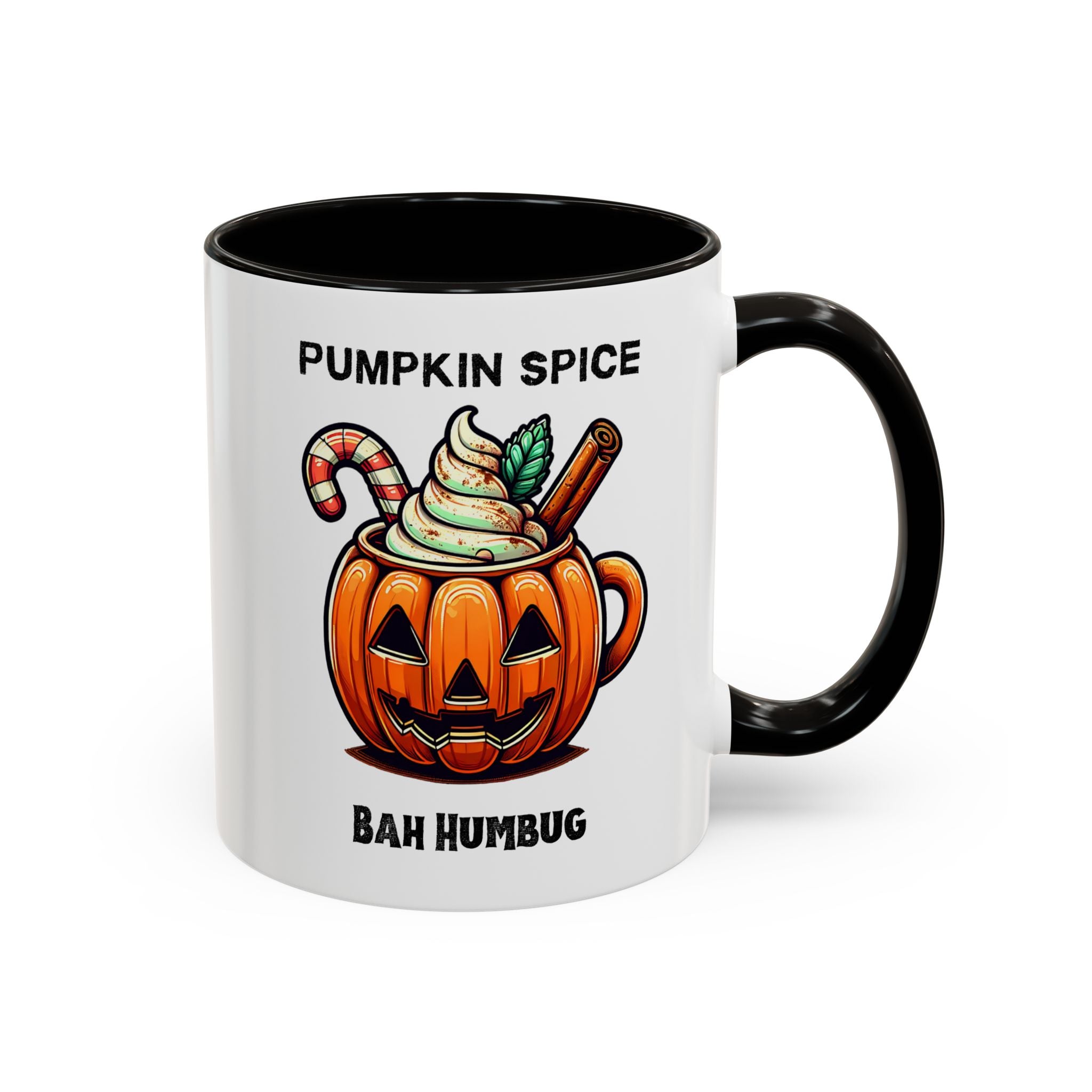 Mug - Jack o lantern Pumpkin Spice Bah Humbug design