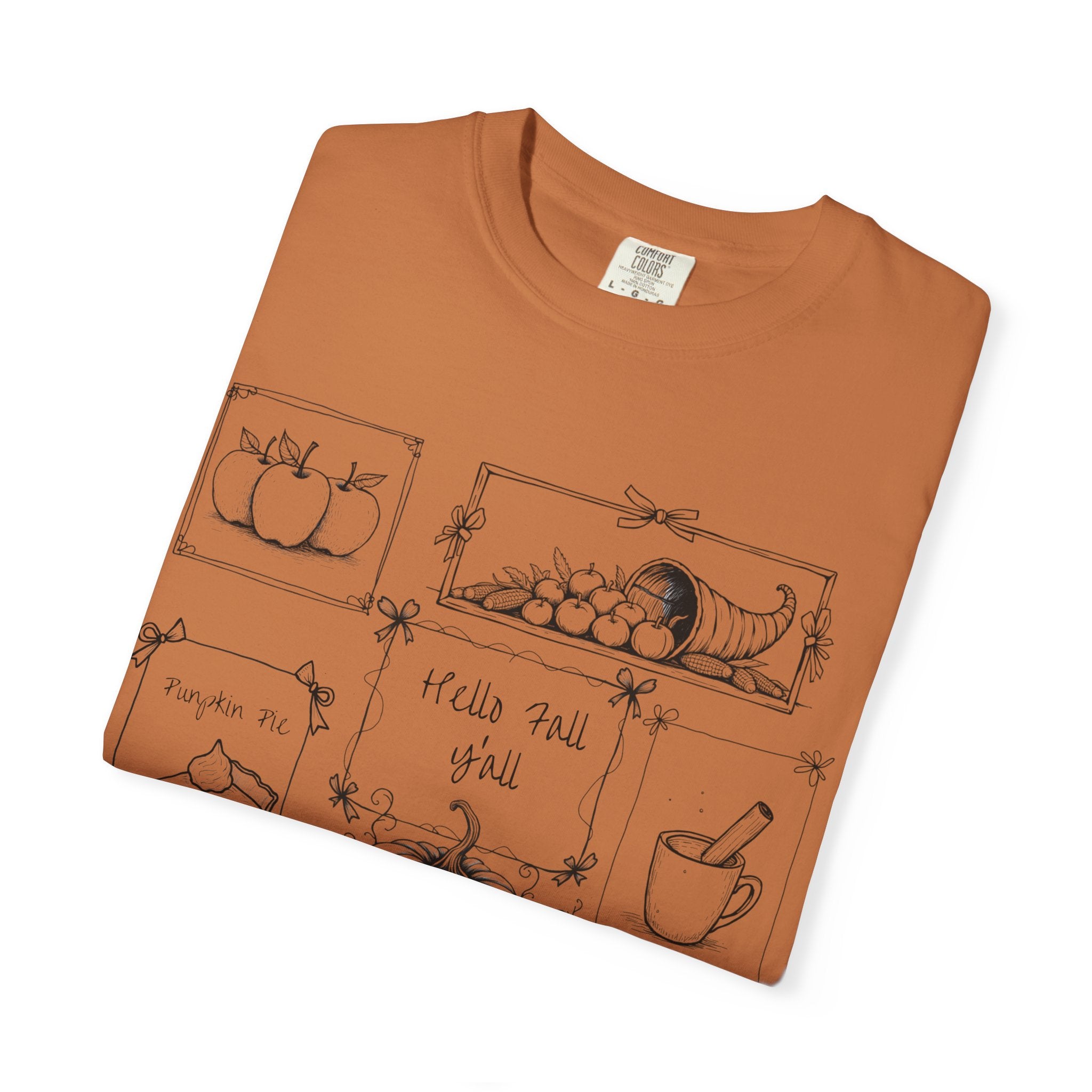 Hello Fall Y'all Unisex T-Shirt, Autumn Fashion