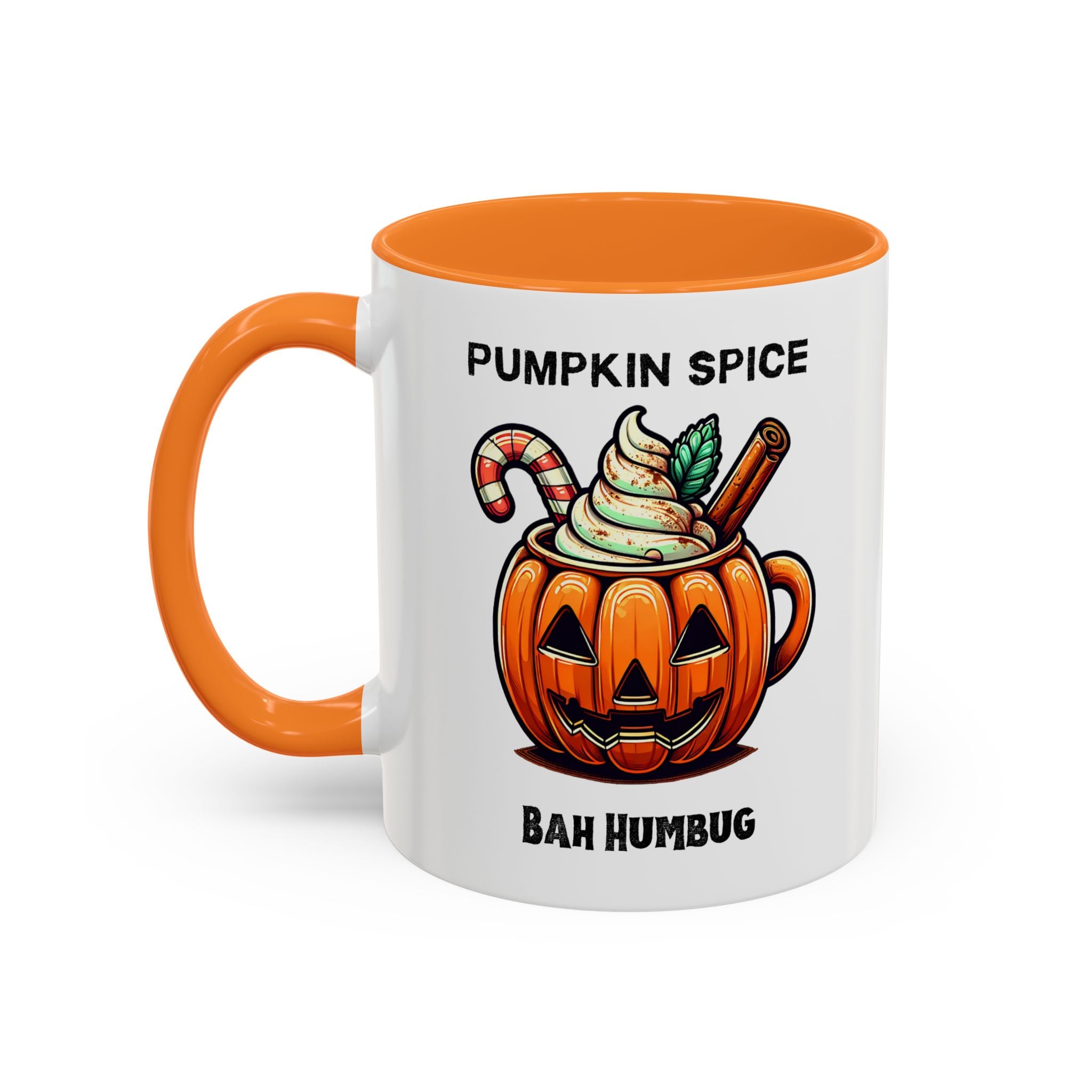 Mug - Jack o lantern Pumpkin Spice Bah Humbug design