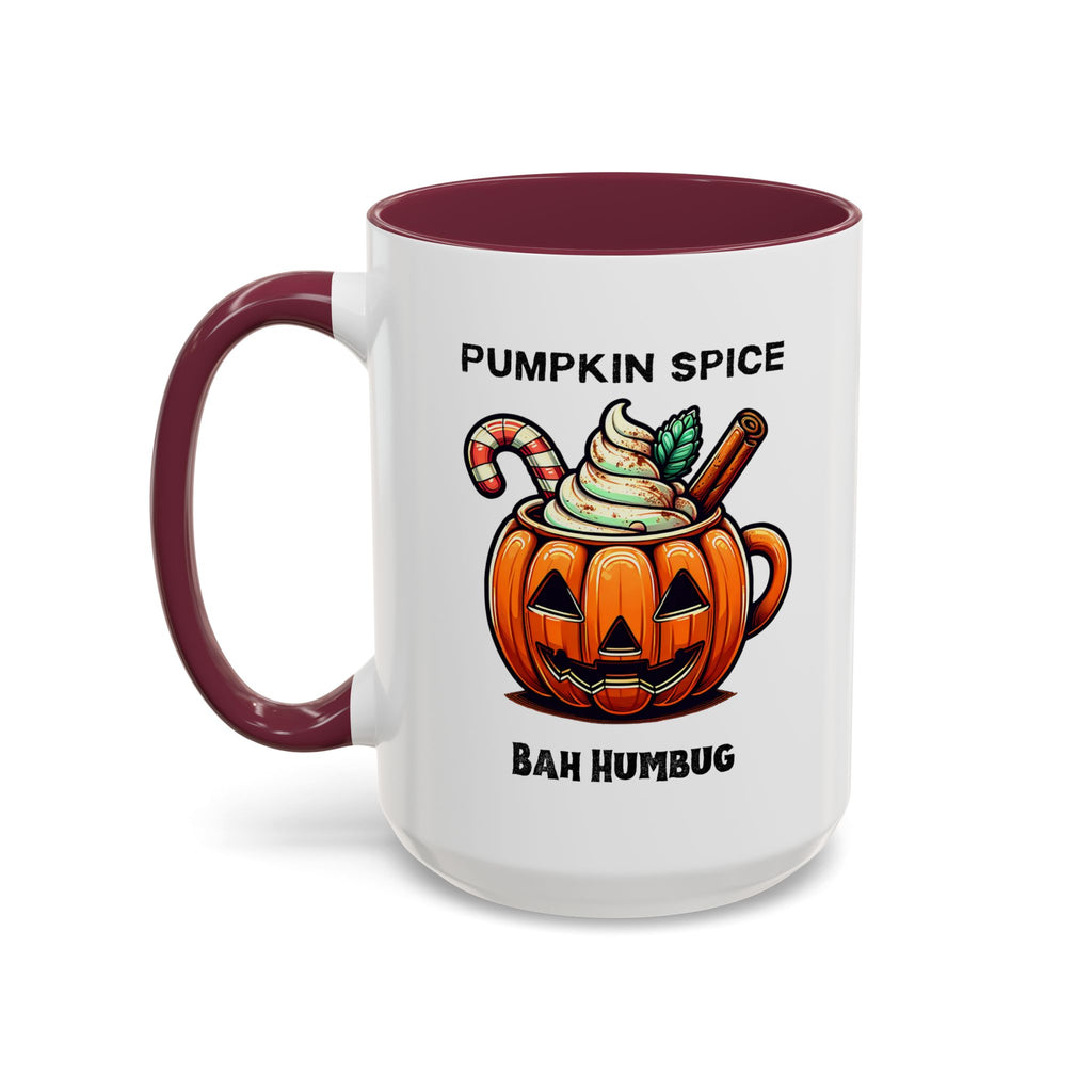 Mug - Jack o lantern Pumpkin Spice Bah Humbug design