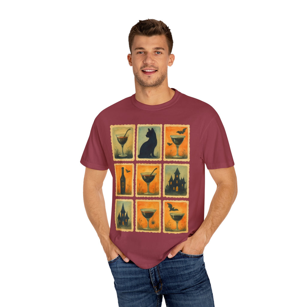 Watercolor Halloween Cocktails T-shirt