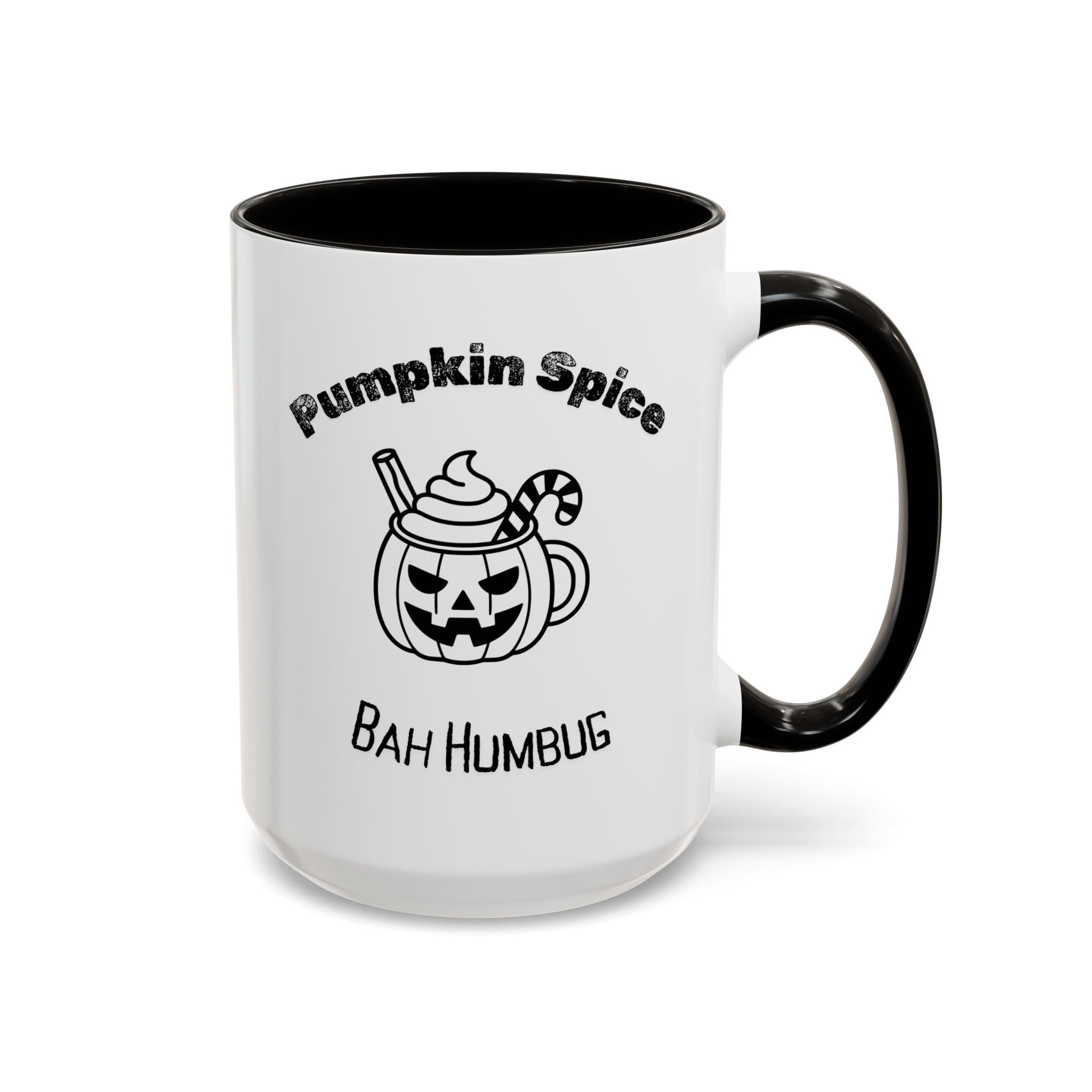 Jack o lantern Pumpkin Spice Bah Humbug design