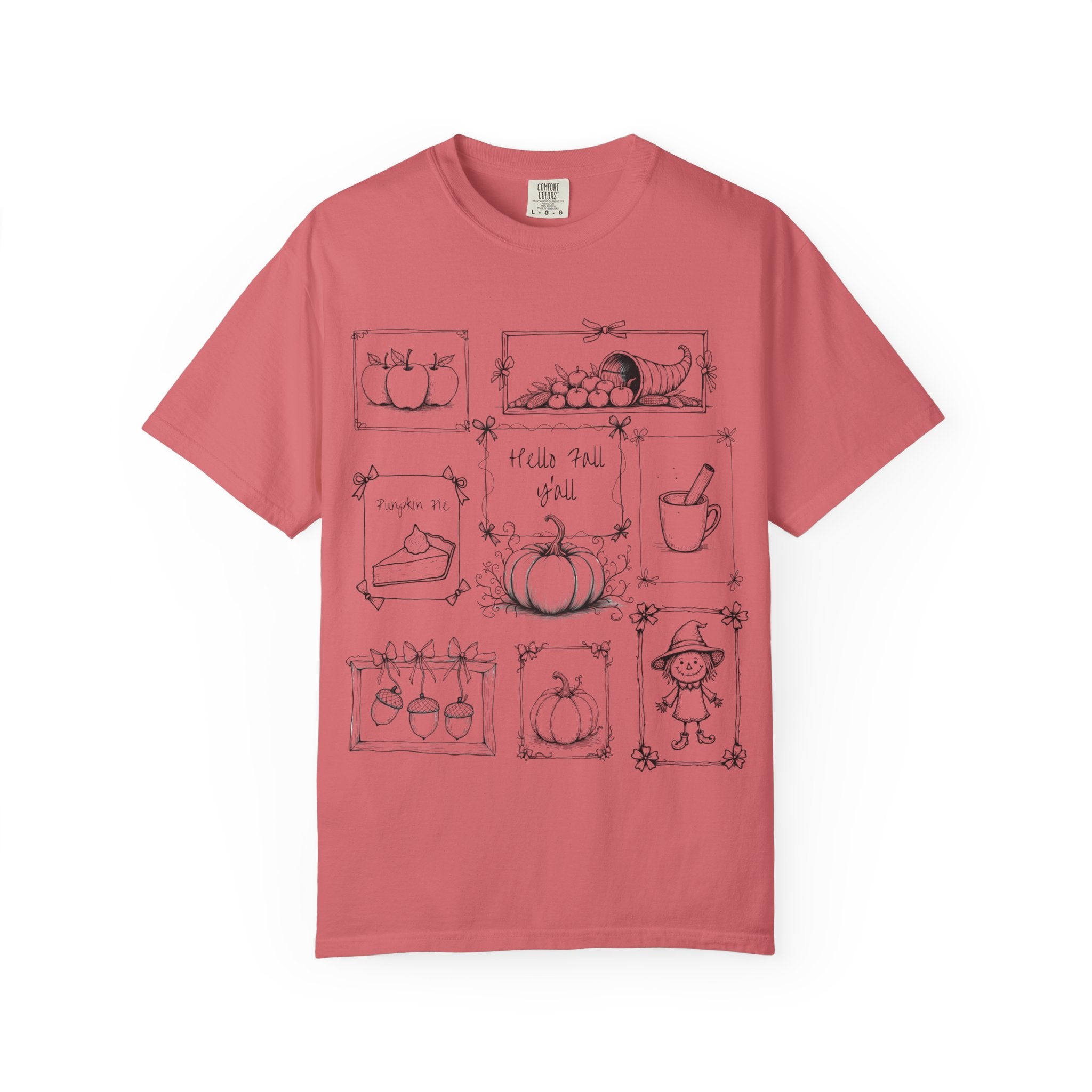 Hello Fall Y'all Unisex T-Shirt, Autumn Fashion